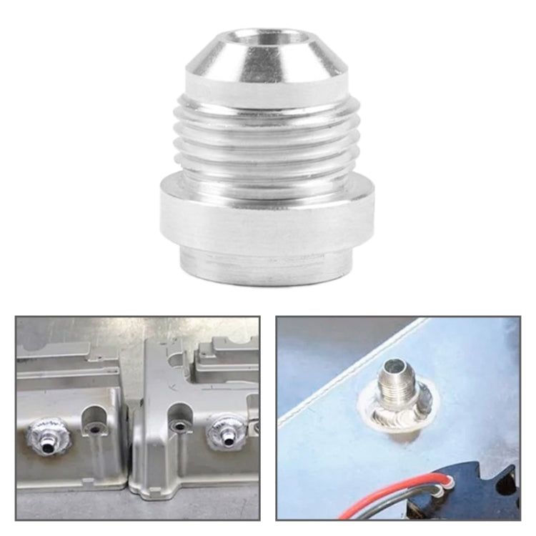 AN8 Car Oil Pipe Joint Breathable Pot Connector