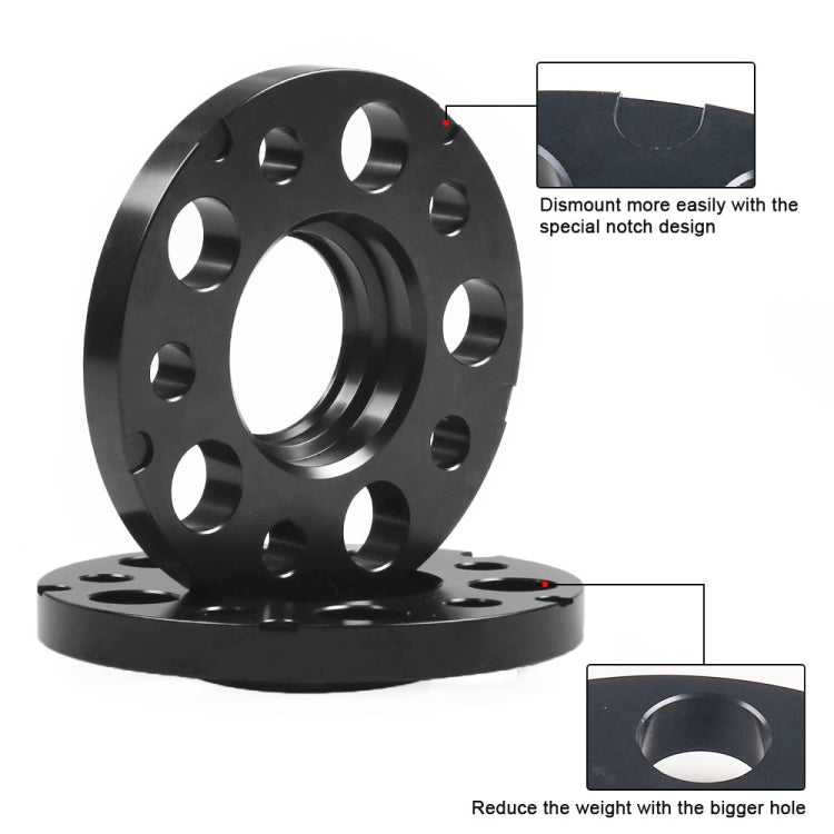 For Mercedes-Benz 15mm Car Modified Wheel Hub Flange Center Wheel Spacer with M12x1.5 Screws