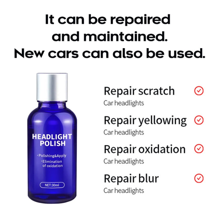 Car Headlight Scratch Yellowing Repair Fluid Set, Capacity: 10ml