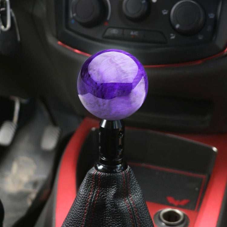 Car Modified Marble Star Gear Head Shifter Cover with Adapter