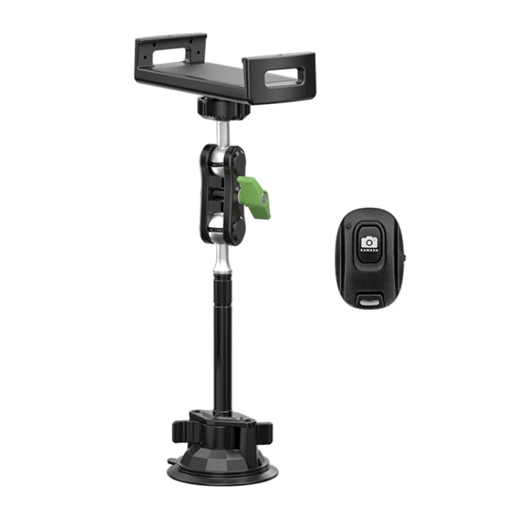 UBA-P1LB Car Flexible Tablet Suction Cup Clamp Holder with Extension Rod & Remote Control