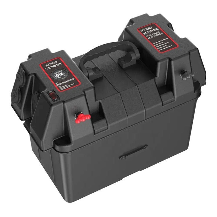 Outdoor Portable Multifunctional Battery Box 12V USB Output Emergency Power Supply