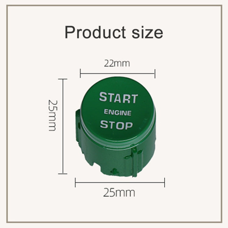 One-key Start Engine Stop Switch Button for Land Rover Range Rover / Discovery, Left Driving