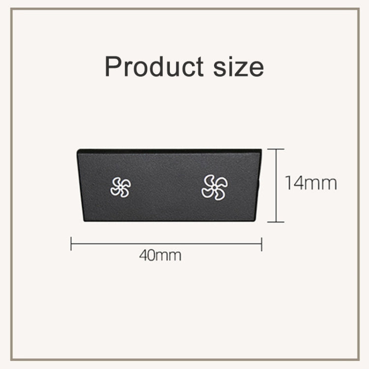 For BMW 3 Series E84 E90 F25 X3 Car Air Conditioner Panel Switch Button Air Volume Key 6411 9344 143-MA