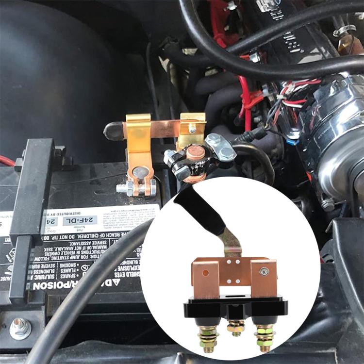 RV Yacht E-108 Battery High Current Power Off Main Switch  - Transparent