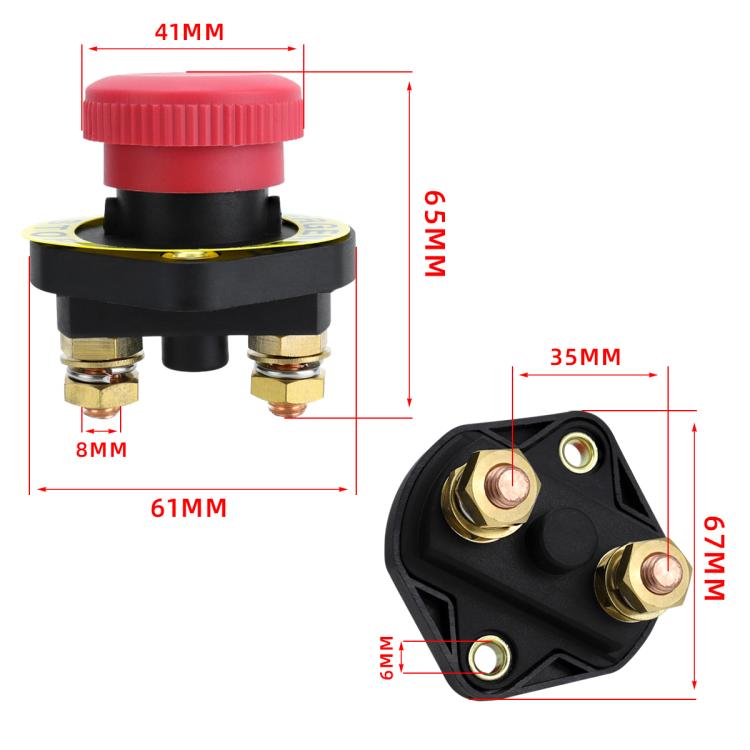 12V / 24V Car Modified Power Ignition Switch Battery Isolation Power Disconnect Switch 52-45749