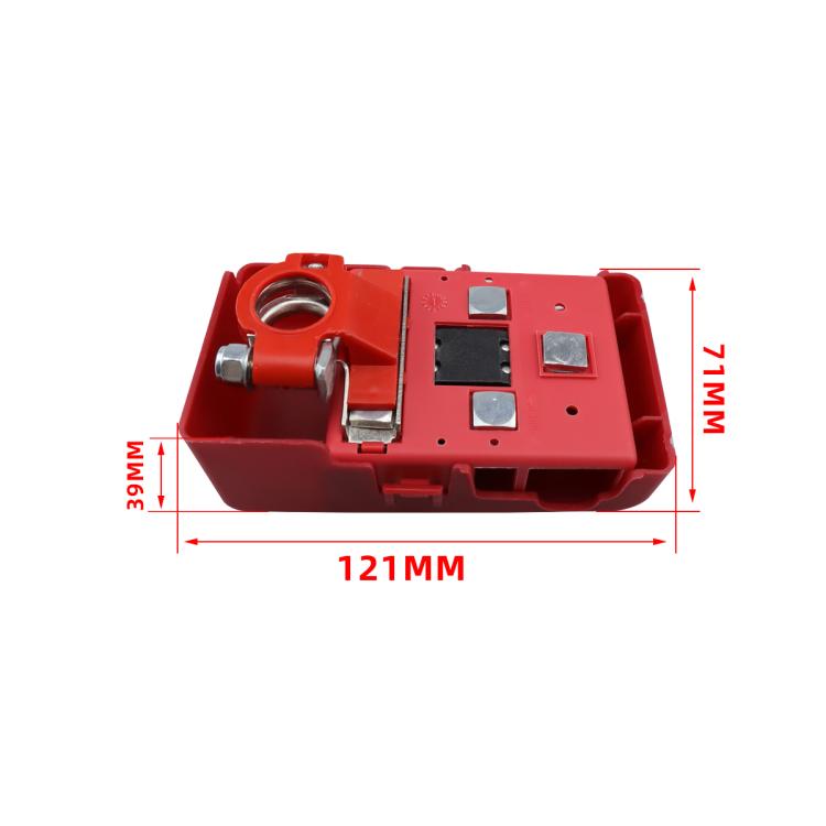 Car Positive Battery Pile Battery 400A Fuse Terminal Battery Clip Battery Terminal  - Red
