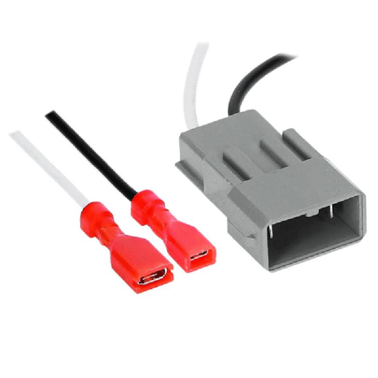 2pcs Speaker Wire Harness Adapter Audio Connector Cable for Honda Accord  - Grey