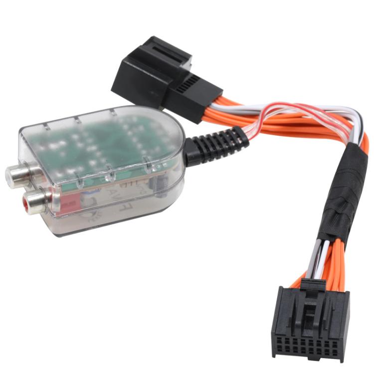 Radio Subwoofer Amplifier Connector Plug-and-Play Amplifier Integration Harness for Chevrolet / GMC / Cadillac  - Black