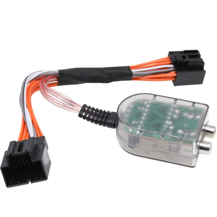 Radio Subwoofer Amplifier Connector Plug-and-Play Amplifier Integration Harness for Chevrolet / GMC / Cadillac  - Black