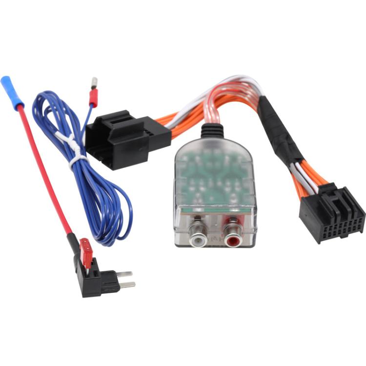 Radio Subwoofer Amplifier Connector Plug-and-Play Amplifier Integration Harness for Chevrolet / GMC / Cadillac  - Black