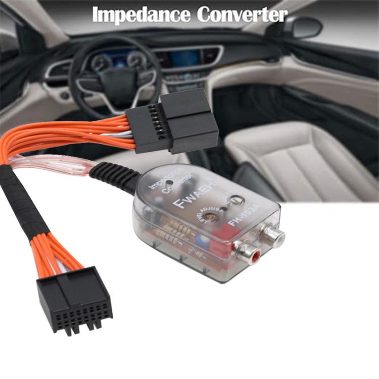 Radio Subwoofer Amplifier Connector Plug-and-Play Amplifier Integration Harness for Chevrolet / GMC / Cadillac  - Black