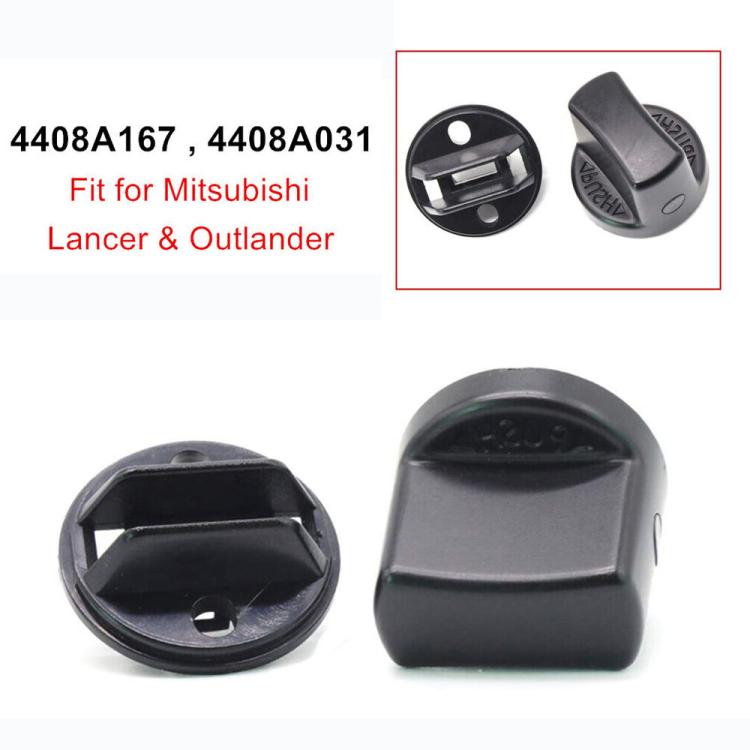 Keyless Ignition Switch Knob Cover 4408A167 4408A031 for Mitsubishi Outlander / Mazda  - Black