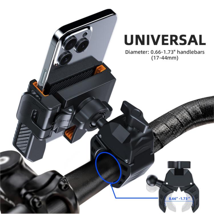 Carbon Fiber Texture Bicycle Non-slip Scooter Phone Holder