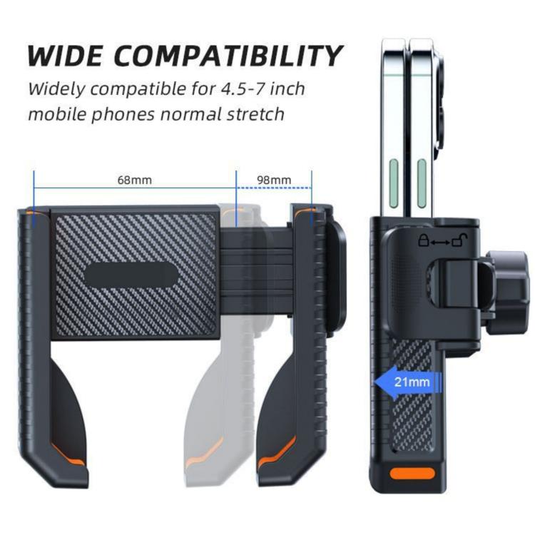 Carbon Fiber Texture Bicycle Non-slip Scooter Phone Holder