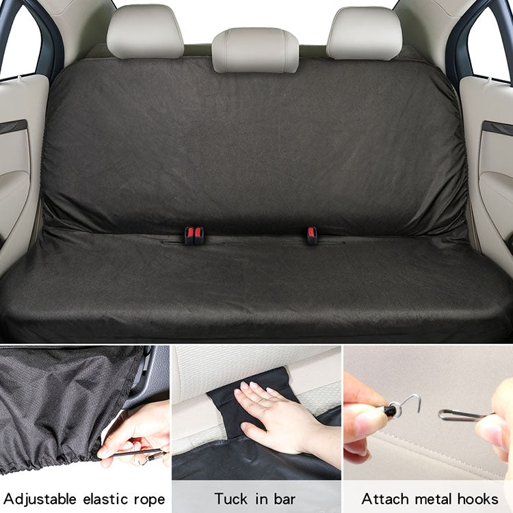 TIROL T26304 General Car Waterproof Oxford Cloth Rear Seat Protector Cover