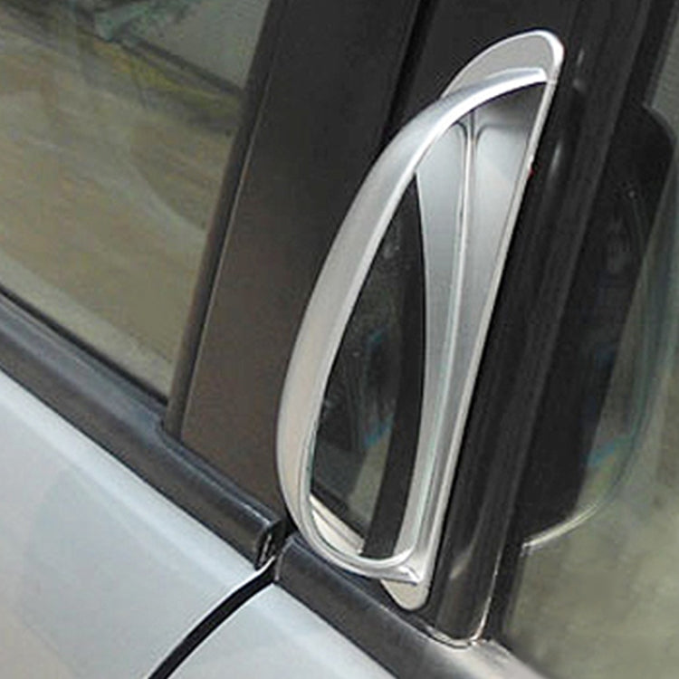 3R-089 Car Blind Spot Rear View Wide Angle Mirror, Right  - Silver