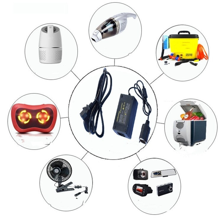 220V To 12V Power Converter 10A 160W Car To Home Converter Dedicated Inverter for Car Refrigerator, Plug Type: AU Plug  - Black