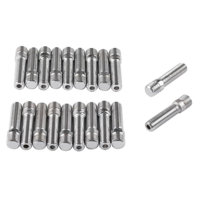 20pcs / Set 5.8cm Universal Car Modification Extended Wheels Stud Conversion M14x1.5 to M14x1.5 Screw Adapter LN032 LN033 LN044