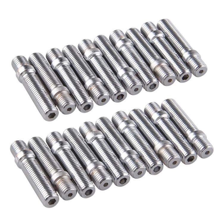 20pcs / Set 5.8cm Universal Car Modification Extended Wheels Stud Conversion M14x1.5 to M14x1.5 Screw Adapter LN032 LN033 LN044