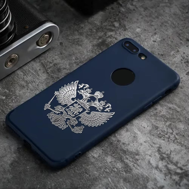 10pcs PITREW Coat of Arms of Russia Emblem Nickel Metal Car Stickers Decals  - Silver