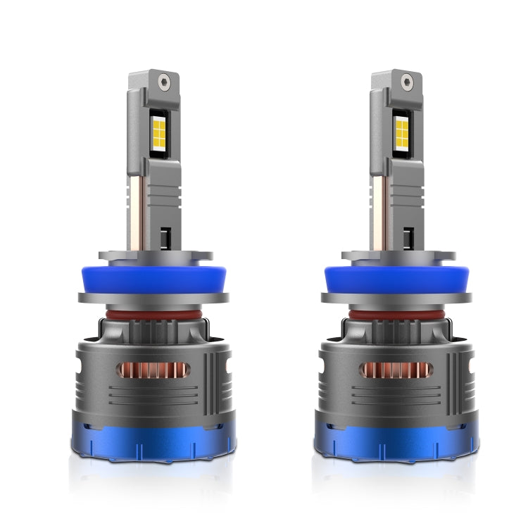 P13 1 Pair H11 / H8 / H9 DC10-32V / 60W / 6000K / 6500LM Car Liquid Metal LED Headlight