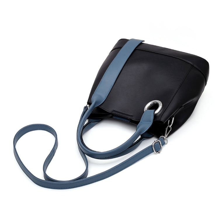 3 In 1 Fashion Solid Color Bucket Type Handbag Shoulder Bag