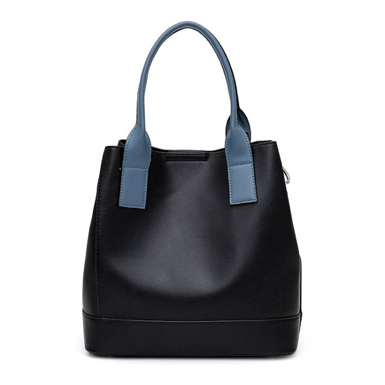 3 In 1 Fashion Solid Color Bucket Type Handbag Shoulder Bag