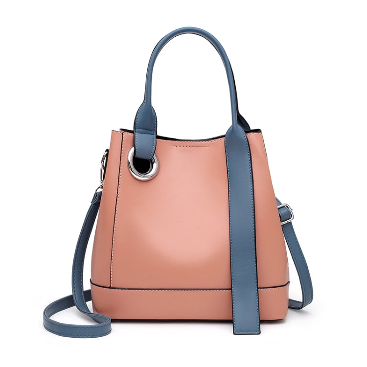 3 In 1 Fashion Solid Color Bucket Type Handbag Shoulder Bag
