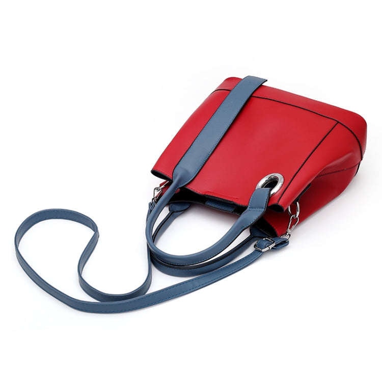 3 In 1 Fashion Solid Color Bucket Type Handbag Shoulder Bag