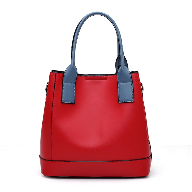 3 In 1 Fashion Solid Color Bucket Type Handbag Shoulder Bag