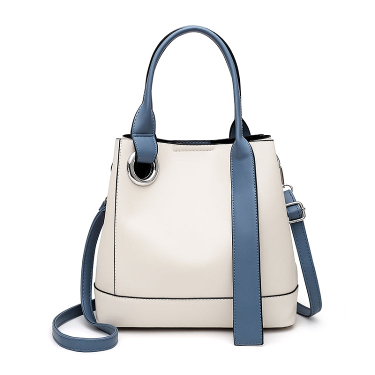 3 In 1 Fashion Solid Color Bucket Type Handbag Shoulder Bag