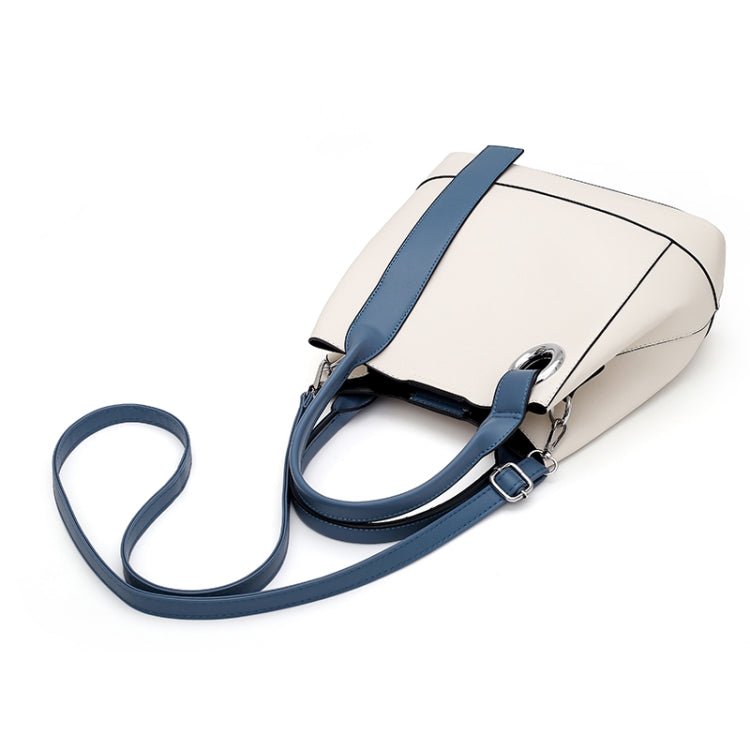 3 In 1 Fashion Solid Color Bucket Type Handbag Shoulder Bag