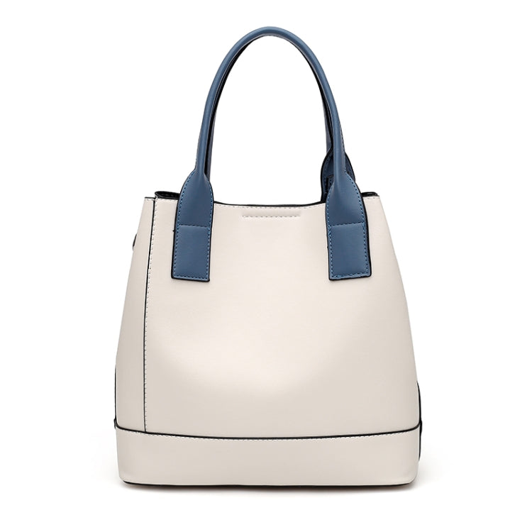 3 In 1 Fashion Solid Color Bucket Type Handbag Shoulder Bag