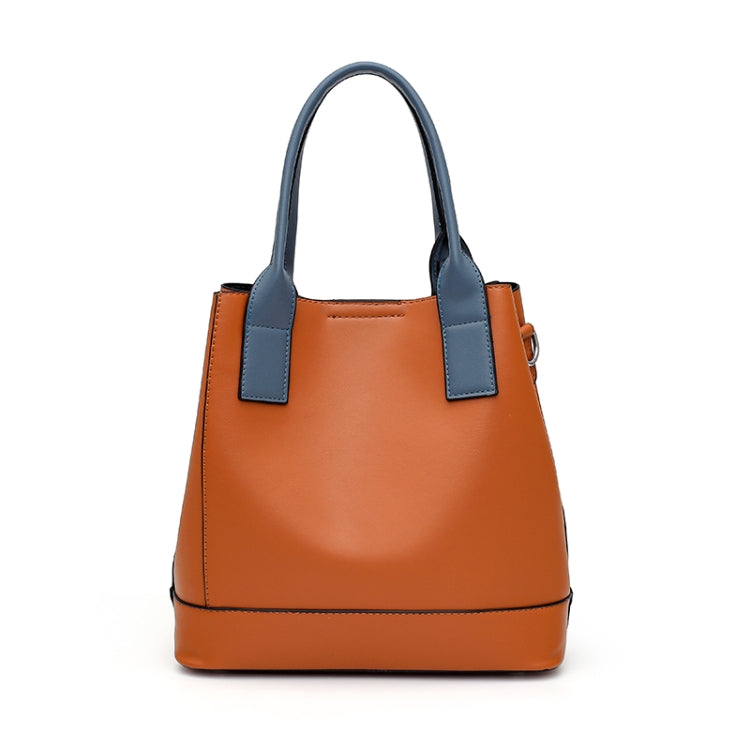 3 In 1 Fashion Solid Color Bucket Type Handbag Shoulder Bag