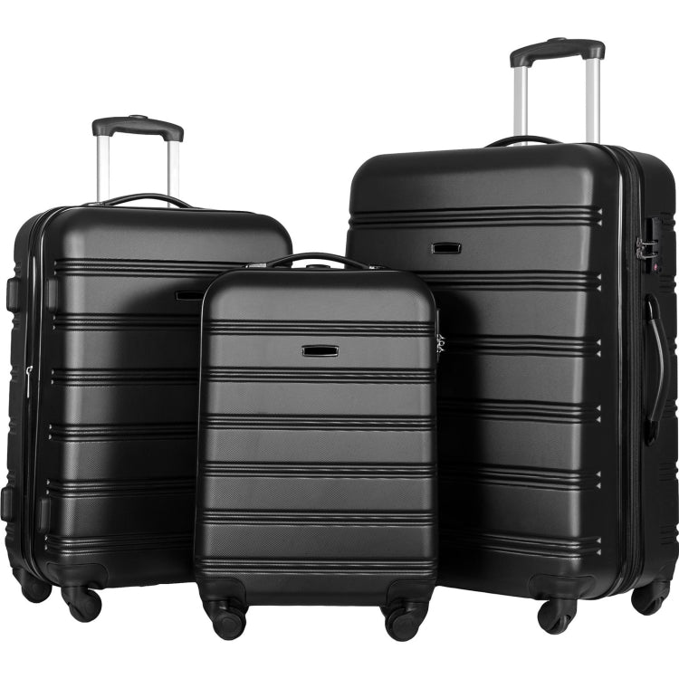 [US Warehouse] 3 in 1 Luggage Set Hardside Spinner Suitcase with TSA Lock