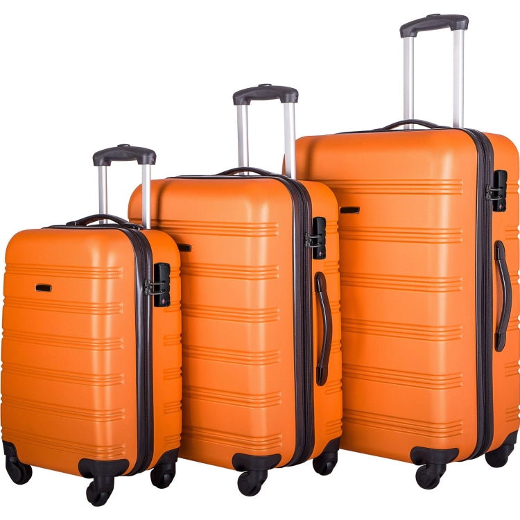 [US Warehouse] 3 in 1 Luggage Set Hardside Spinner Suitcase with TSA Lock