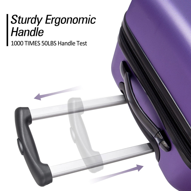 [US Warehouse] 3 in 1 Luggage Set Hardside Spinner Suitcase with TSA Lock