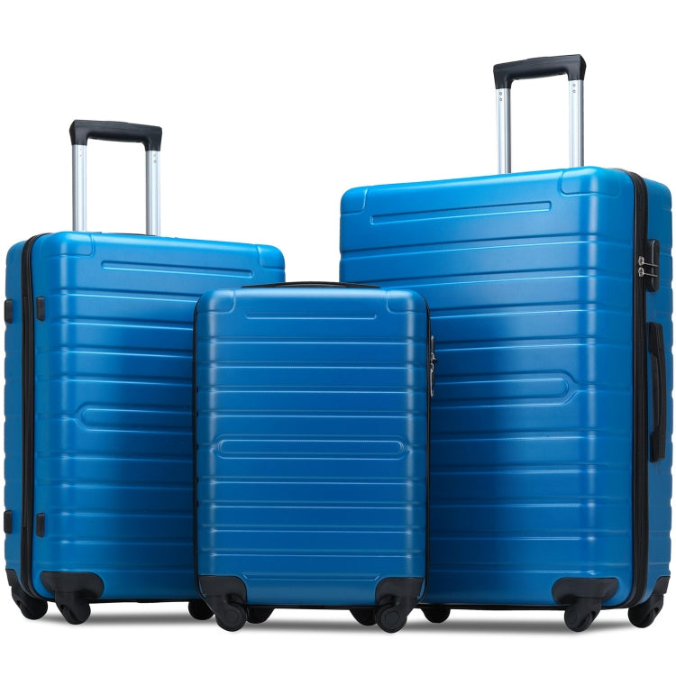 [US Warehouse] 3 in 1 Lightweight Hardshell Luggage Sets Spinner Suitcase with TSA Lock