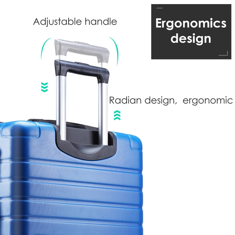 [US Warehouse] 3 in 1 Lightweight Hardshell Luggage Sets Spinner Suitcase with TSA Lock