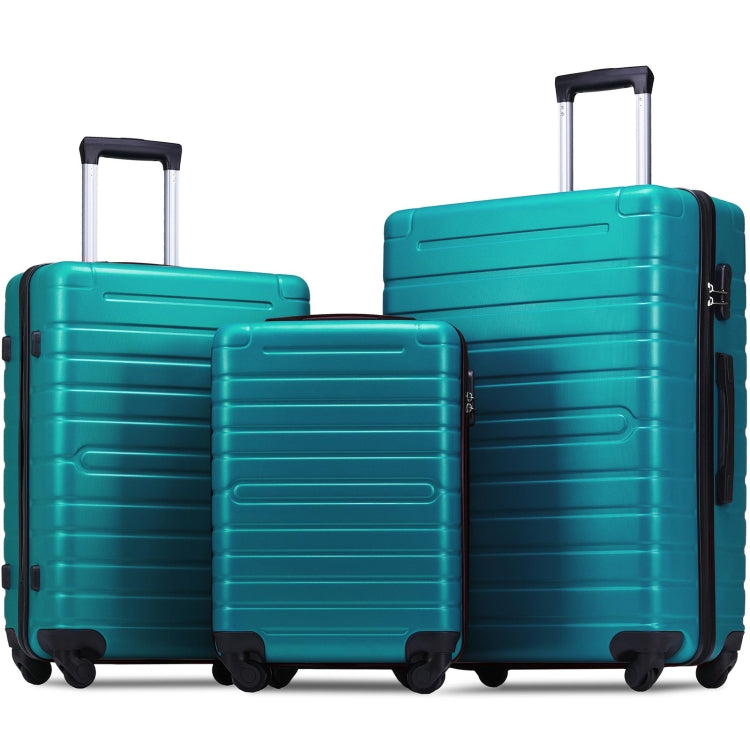 [US Warehouse] 3 in 1 Lightweight Hardshell Luggage Sets Spinner Suitcase with TSA Lock