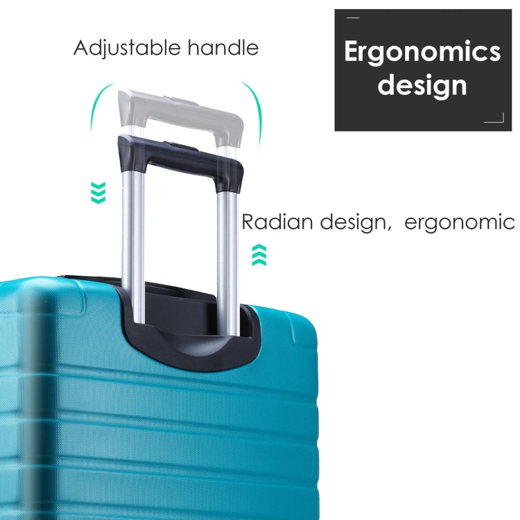 [US Warehouse] 3 in 1 Lightweight Hardshell Luggage Sets Spinner Suitcase with TSA Lock
