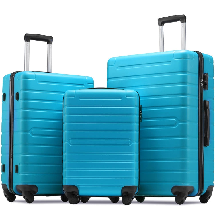 [US Warehouse] 3 in 1 Lightweight Hardshell Luggage Sets Spinner Suitcase with TSA Lock