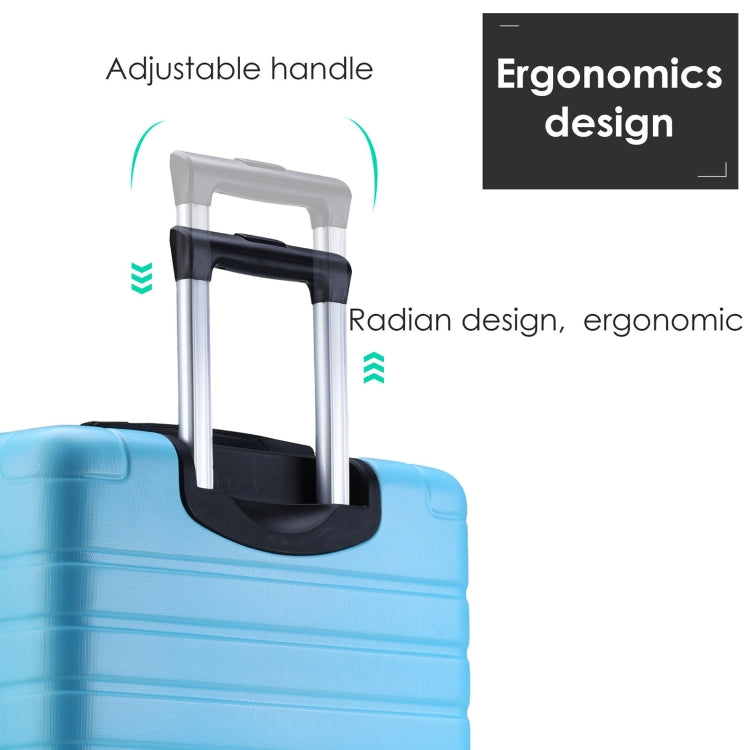 [US Warehouse] 3 in 1 Lightweight Hardshell Luggage Sets Spinner Suitcase with TSA Lock
