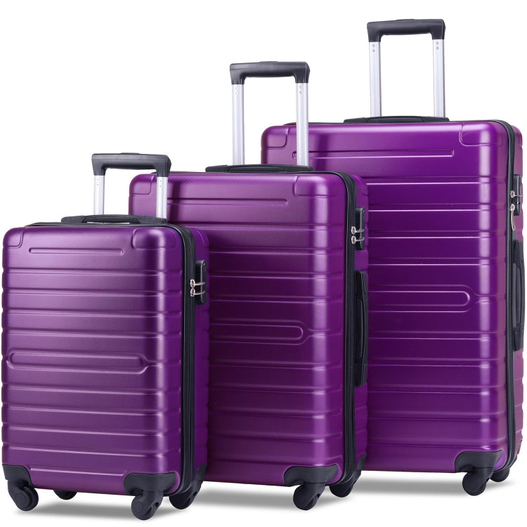 [US Warehouse] 3 in 1 Lightweight Hardshell Luggage Sets Spinner Suitcase with TSA Lock