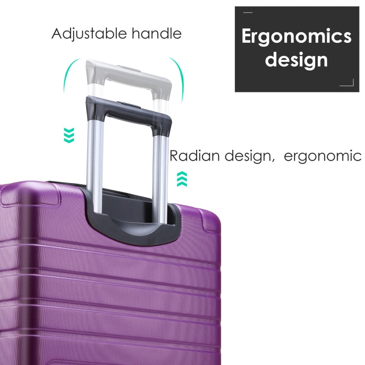 [US Warehouse] 3 in 1 Lightweight Hardshell Luggage Sets Spinner Suitcase with TSA Lock