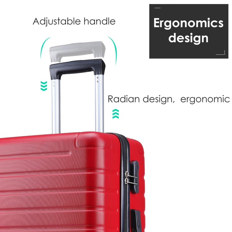 [US Warehouse] 3 in 1 Lightweight Hardshell Luggage Sets Spinner Suitcase with TSA Lock