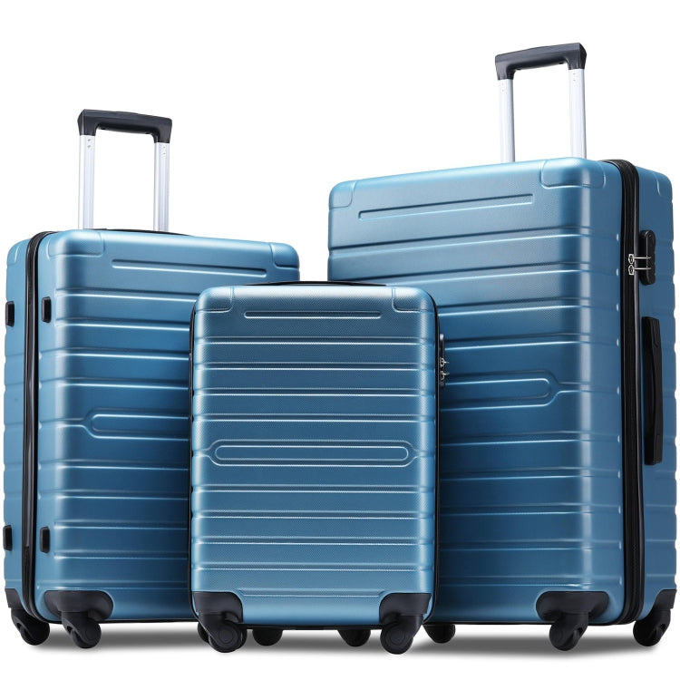 [US Warehouse] 3 in 1 Lightweight Hardshell Luggage Sets Spinner Suitcase with TSA Lock