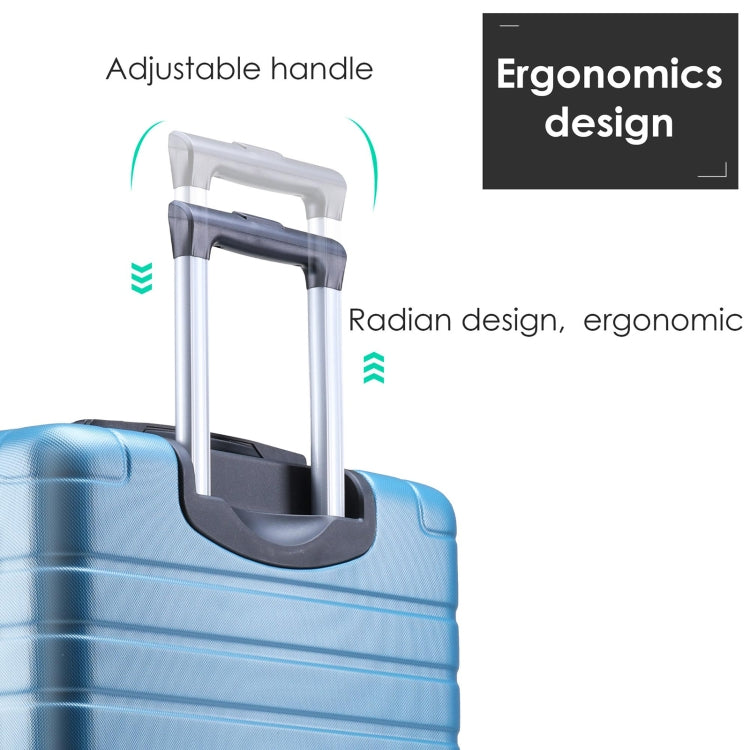 [US Warehouse] 3 in 1 Lightweight Hardshell Luggage Sets Spinner Suitcase with TSA Lock