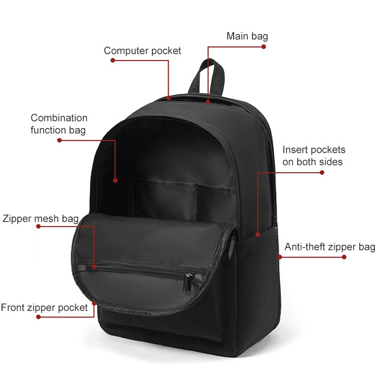 cxs-8106 Multifunctional Oxford Laptop Bag Backpack